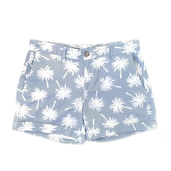 GAP Khakis Palmtree Girlfriend Shorts - Picture 1 of 4